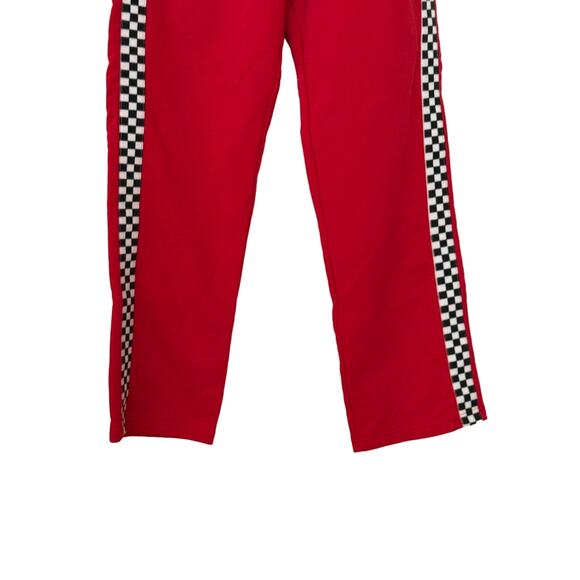 Paul Frank Y2K Red Checkered Sides Boyfriend Midrise Sweatpants Loungewear - Picture 6 of 8